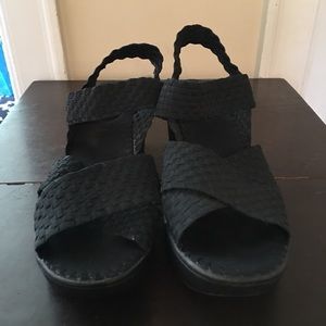 Black sandals